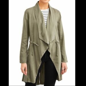 Max Jeans Military Style Anorak Long Jacket